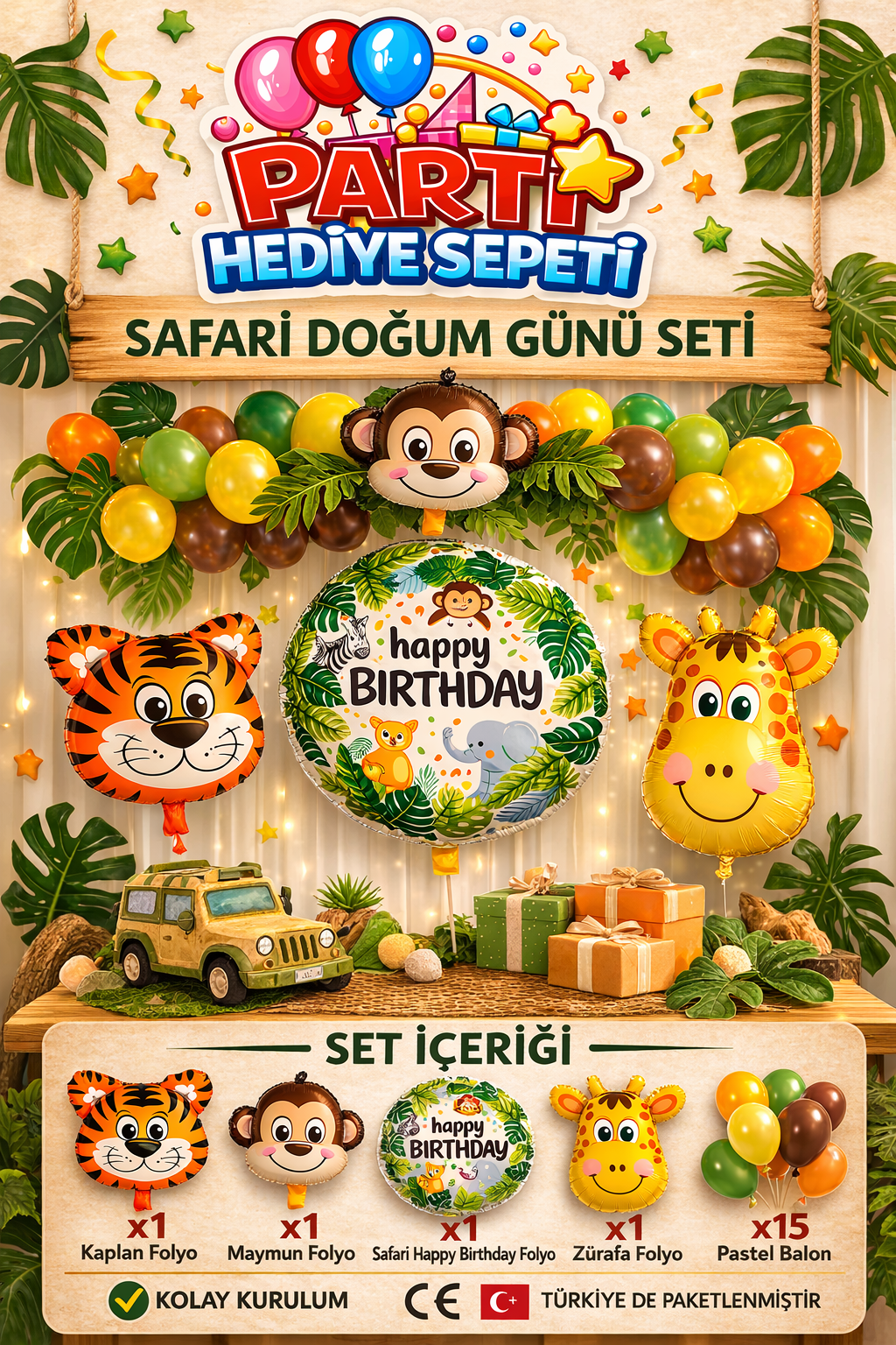 Safari Konsept Parti Seti